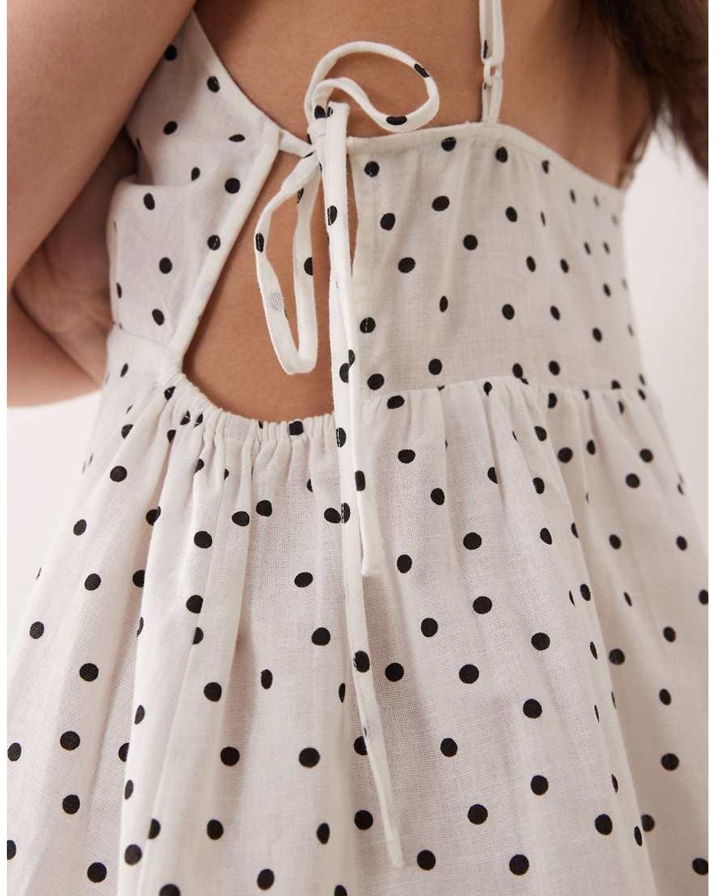 Aray Natural Semi-sheer Mini Beach Dress