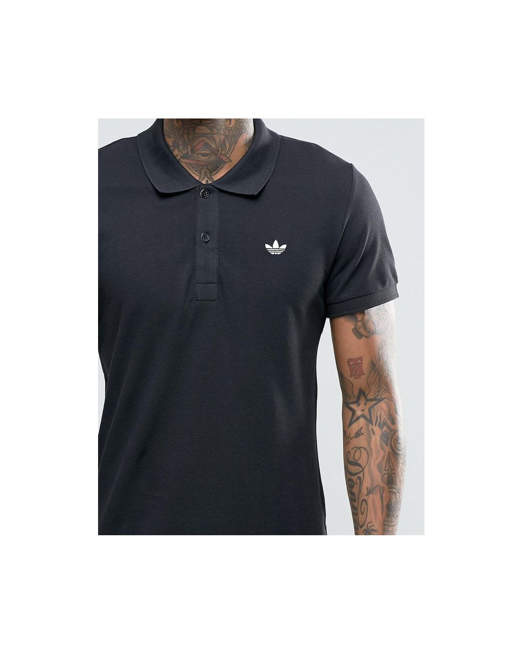 adidas Originals Trefoil Shirt Ab8298 in Black for Men | Lyst