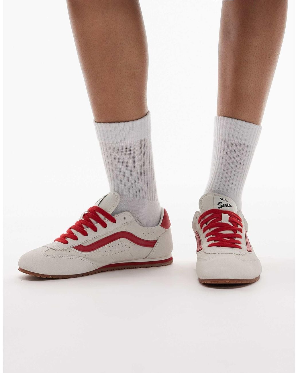 Vans White Super Lowpro Sneakers