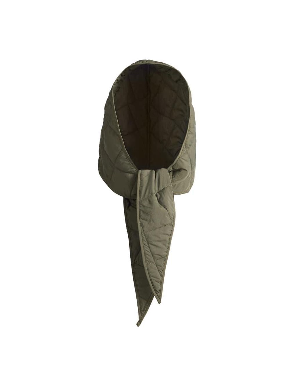 Oysho Green Quilted Hood