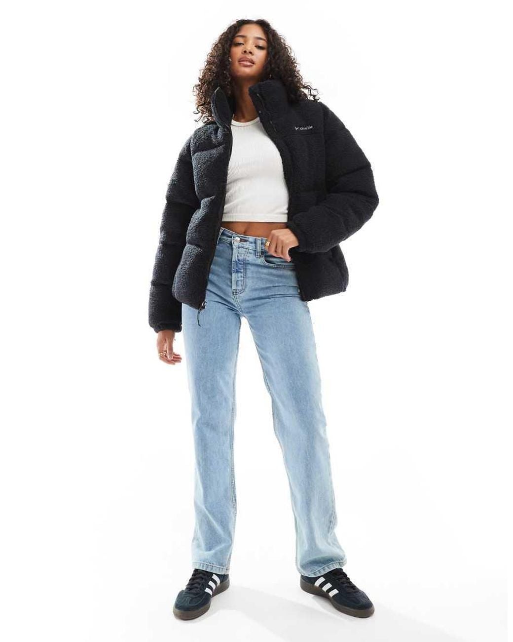 Columbia Black Puffect Puffer Sherpa Jacket