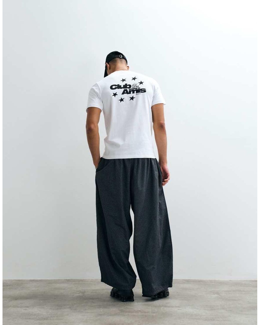 ASOS White Regular T-shirt With Star Graphic for men