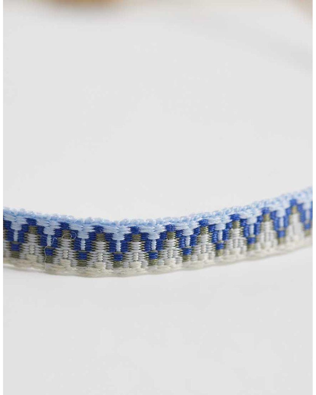 ASOS White 4 Pack Plaited And Woven Rope Puller Bracelet for men