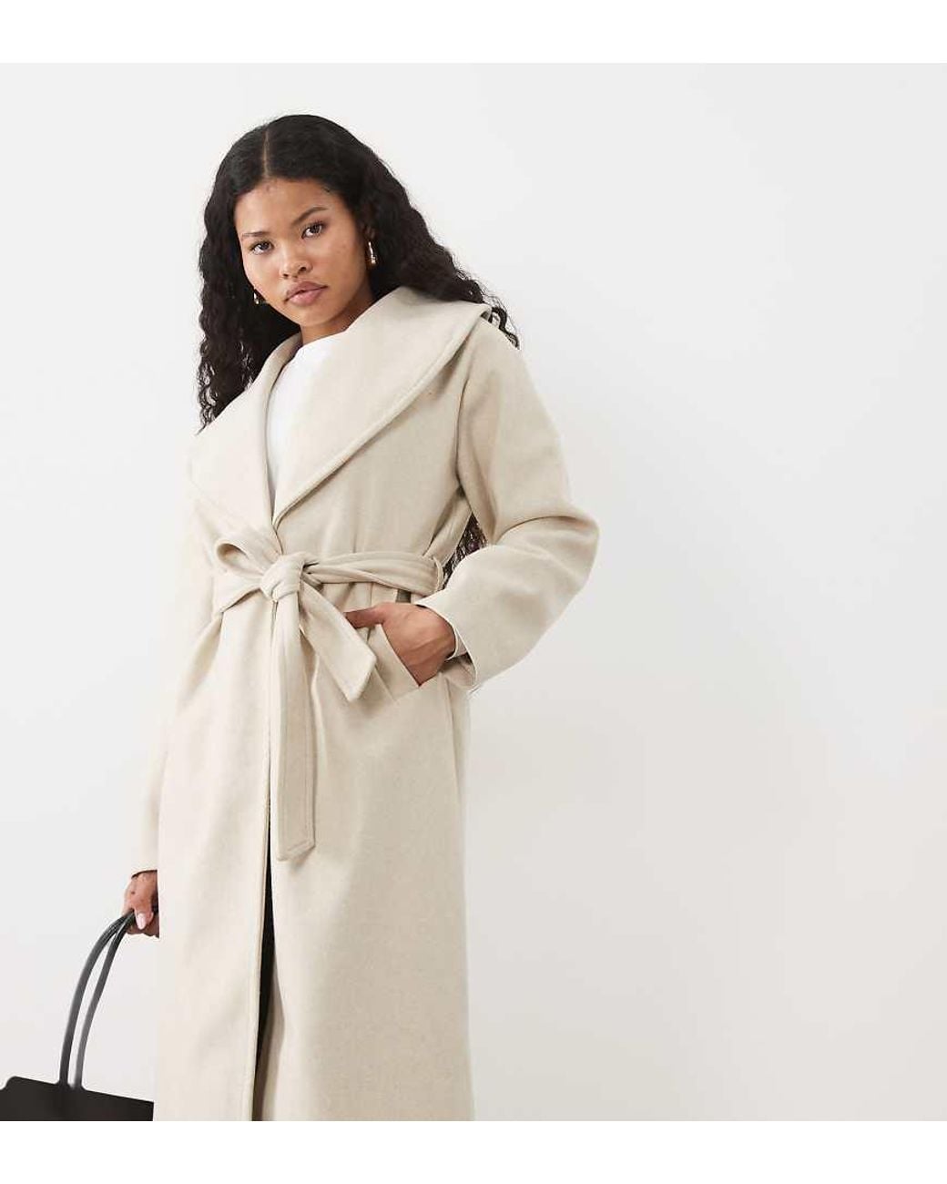 Vero Moda Natural Belted Maxi Formal Jacket