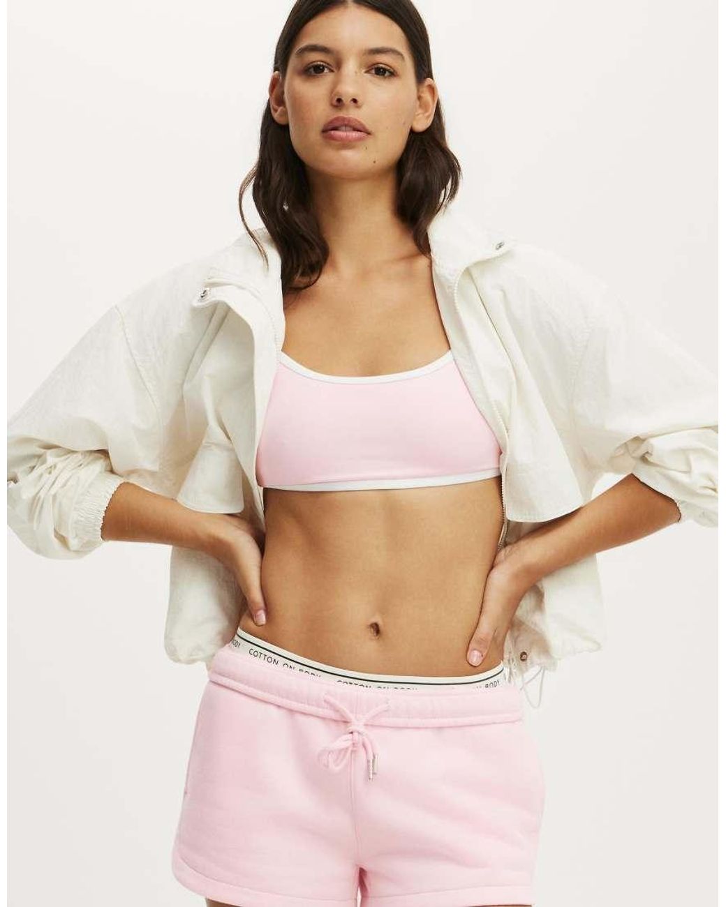 Cotton On Natural Plush Classic Mini Short