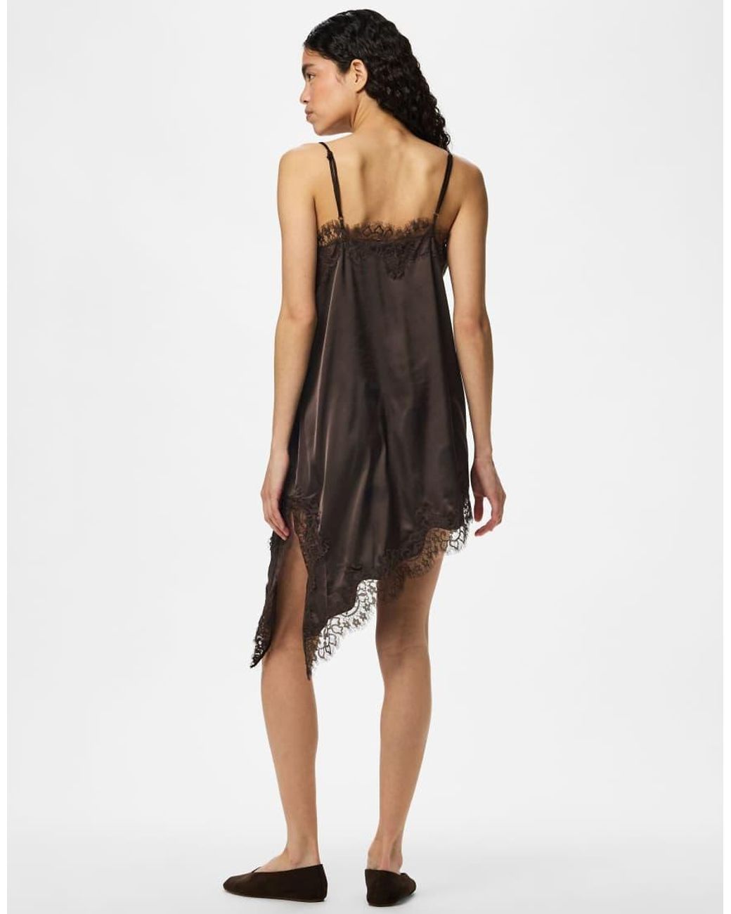 Pieces Brown Mini Dress
