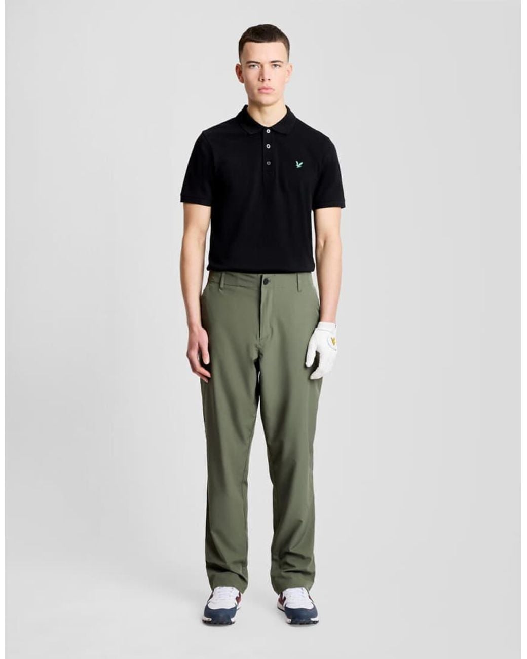 Lyle & Scott Black Ss Polo Shirts Golf Polo Shirt for men