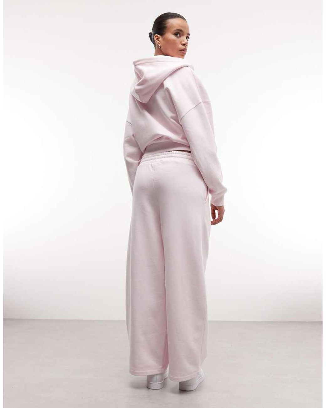 ASOS Pink Weekend Collective Oversized Barrel Leg Trackies