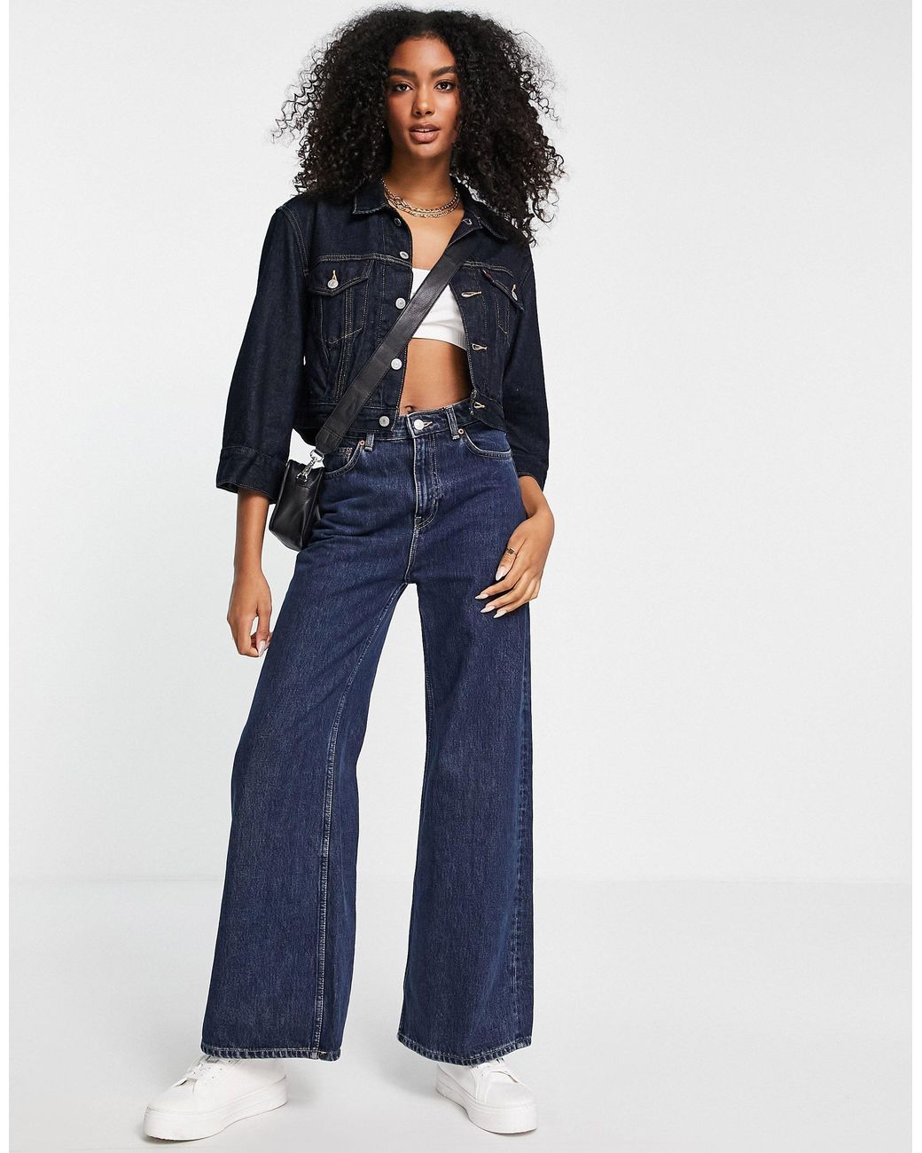 Loose Sleeve Denim Trucker Jacket 