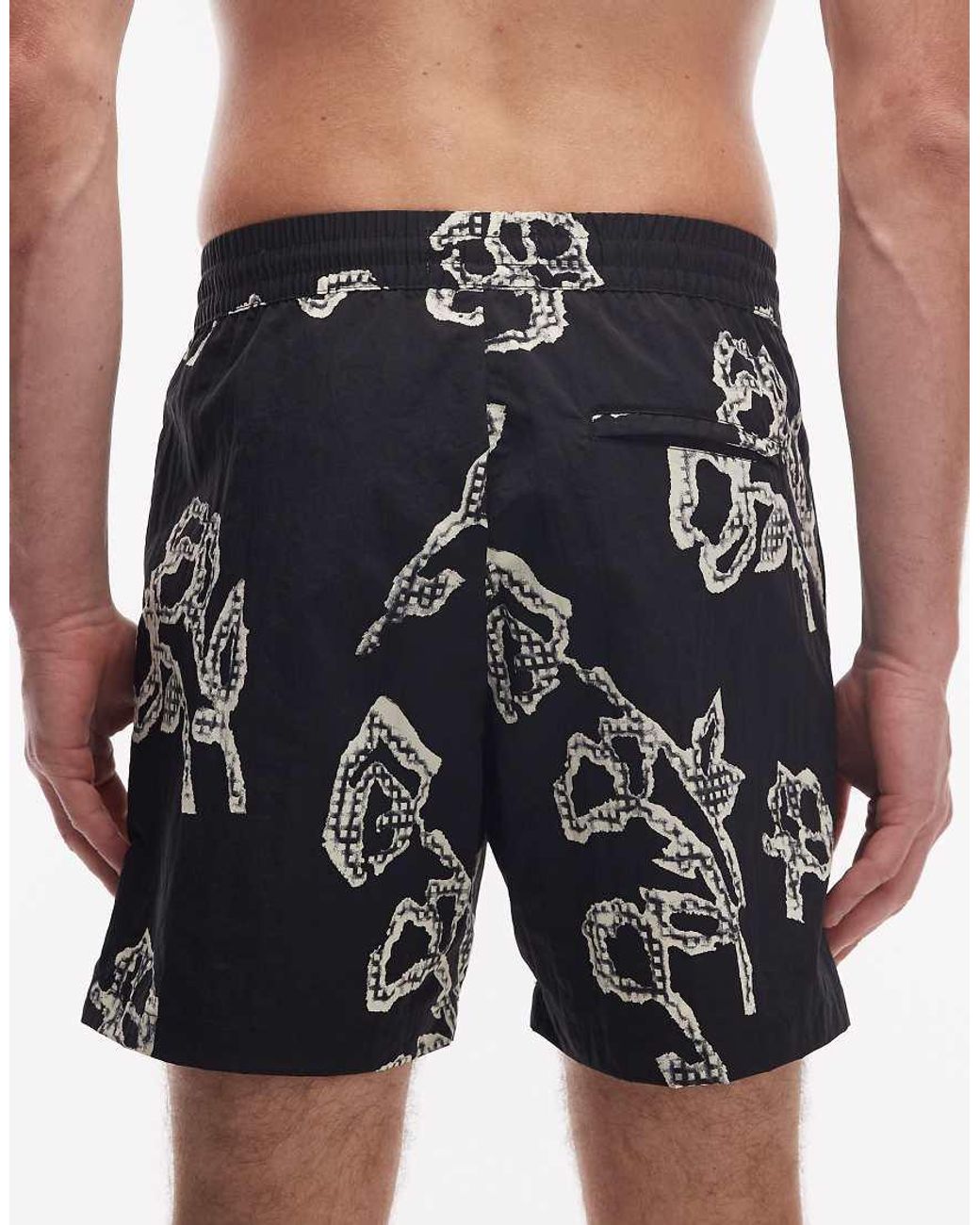 DOUBLE A by WOOD WOOD Multicolor Dub Swim Shorts for men