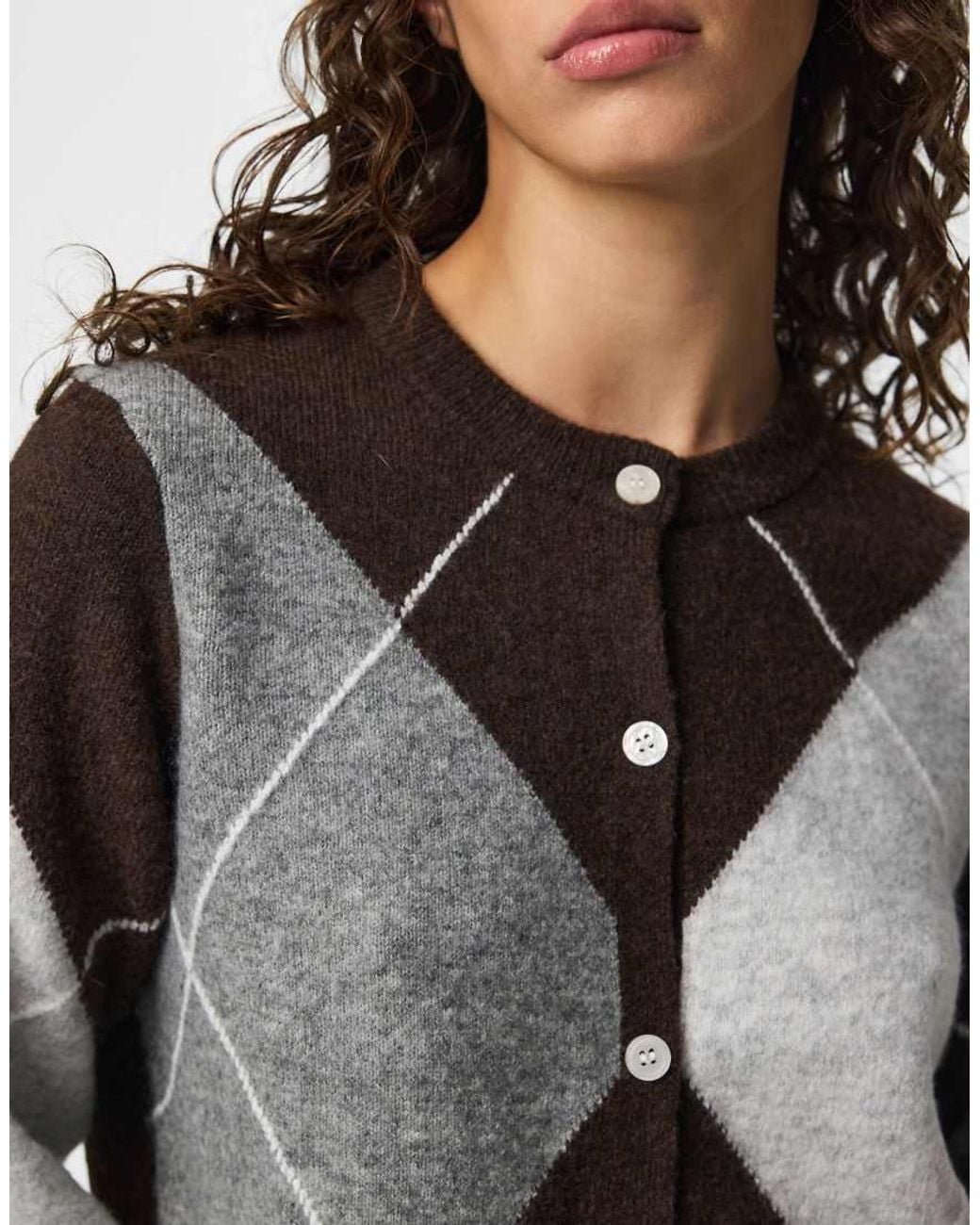 Pieces Black Knitted Cardigan