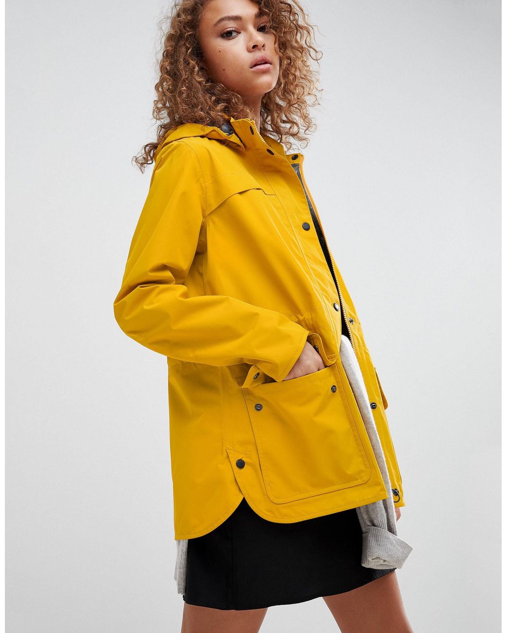 Barbour – Barometer – Festival-Regenjacke in Gelb | Lyst DE