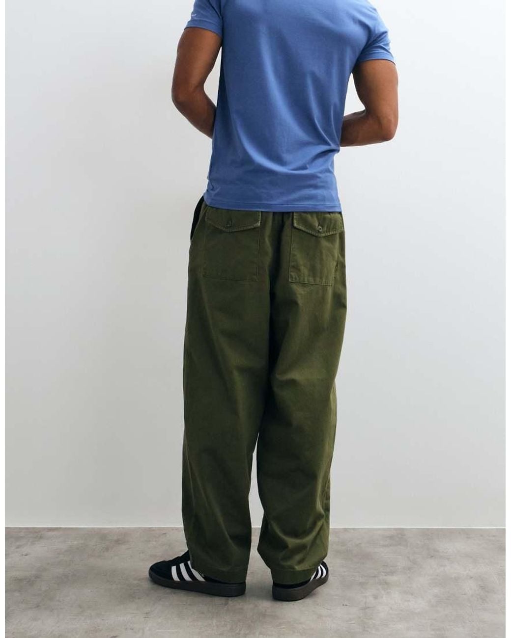 Jack & Jones Blue Straight Chino Pants for men