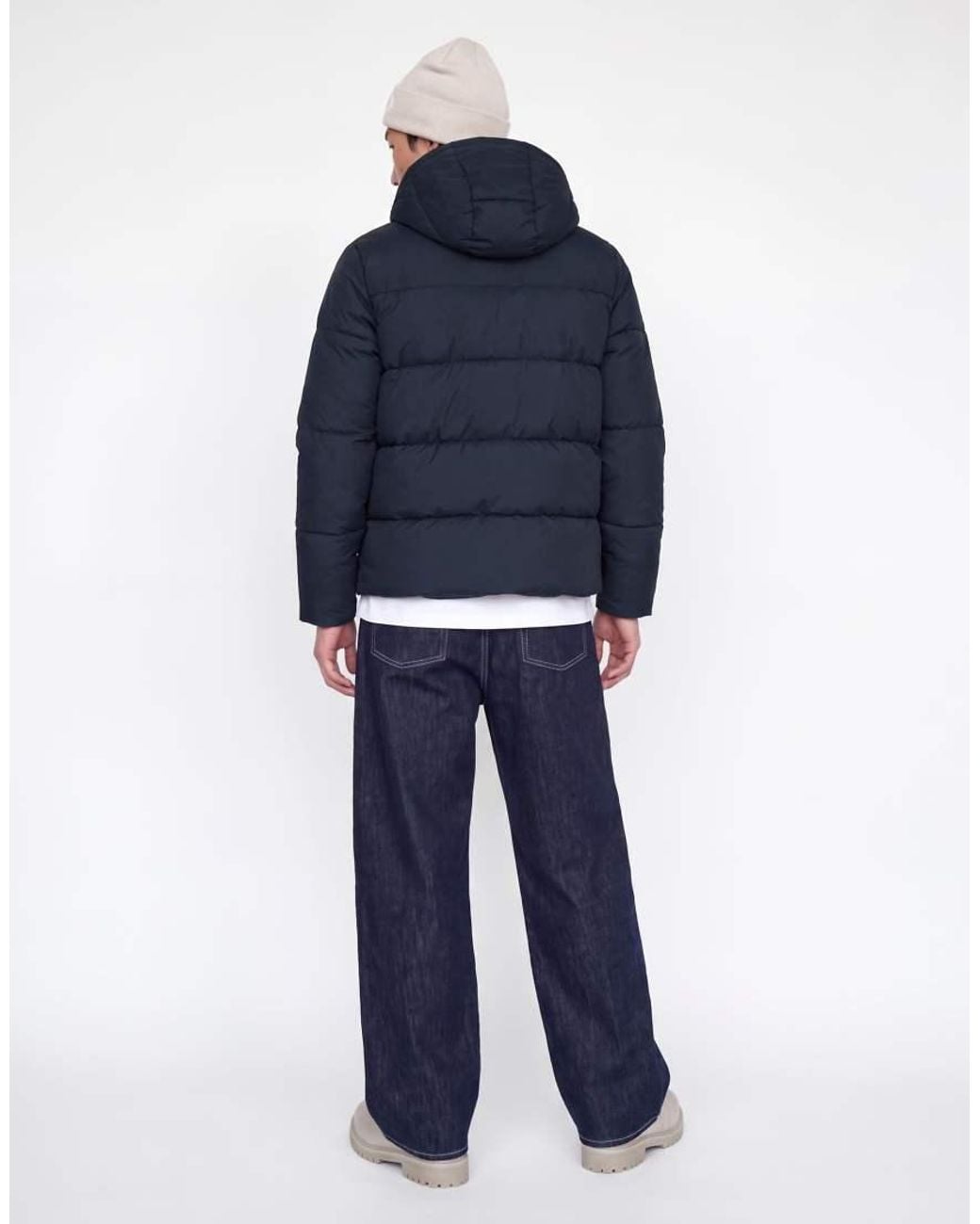 Jack & Jones Blue Puffer Jacket for men