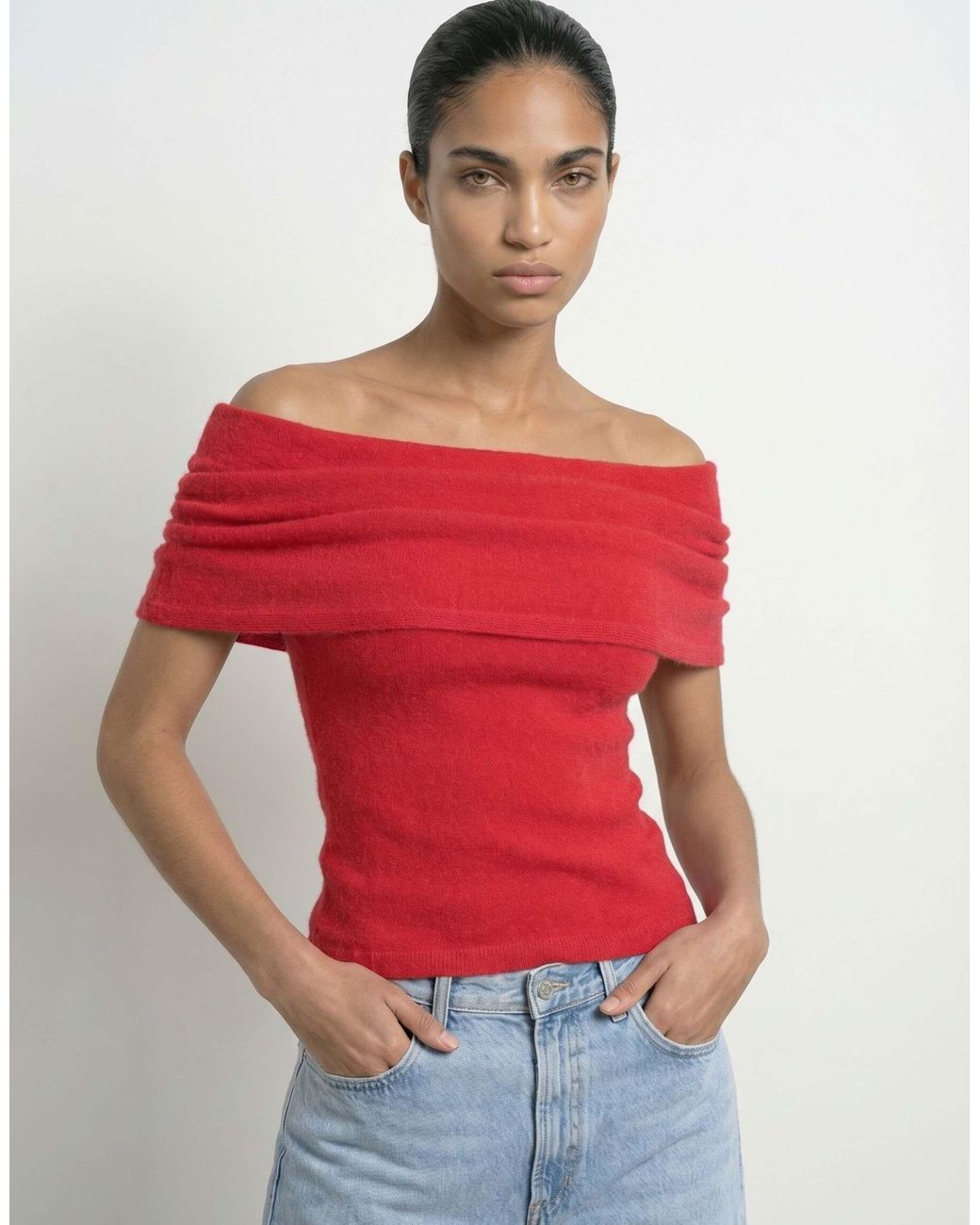 Top - coquelicot HYPEDROP en coloris Red