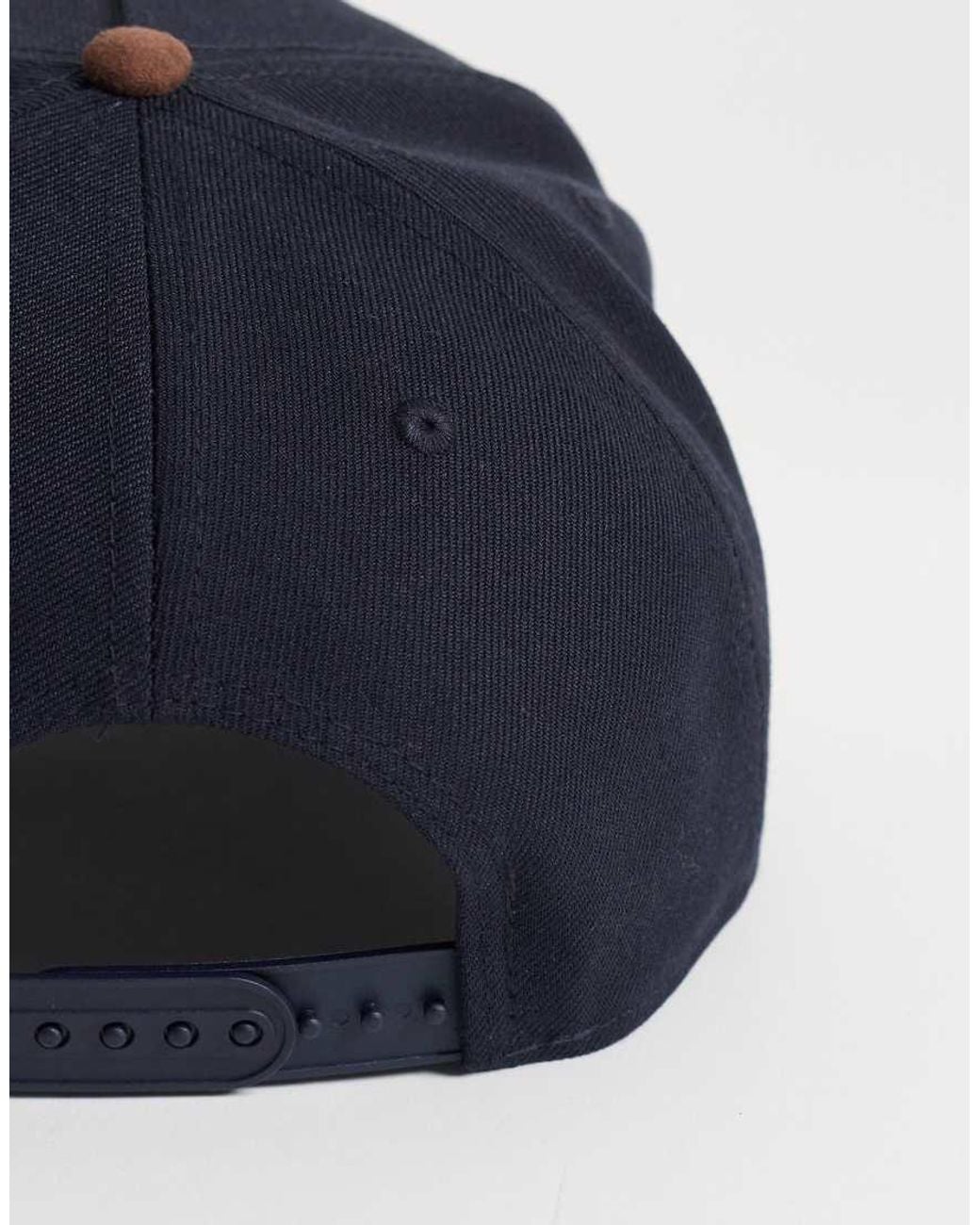 KTZ Blue Detroit Tigers E Frame Suede Visor Contrast Peak Cap
