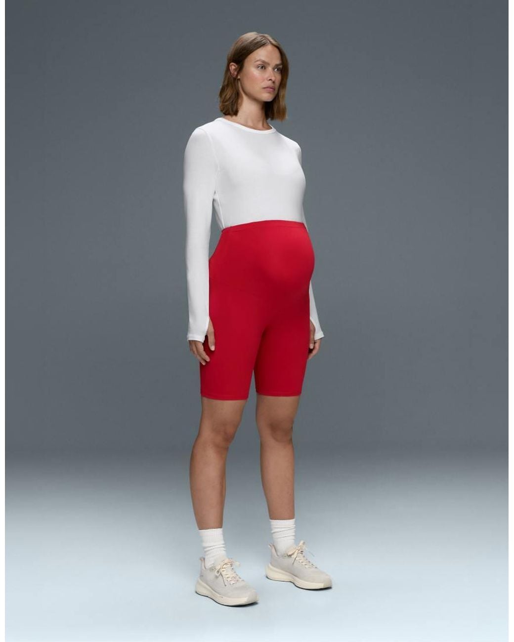 Oysho Red Maternity Comfortlux 20Cm Leggings