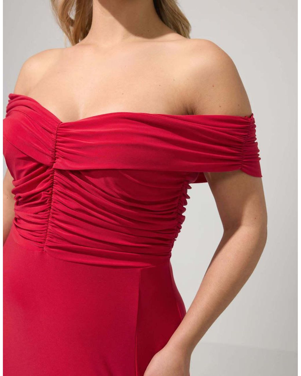 Yours Clothing Gathered Front Maxi Dress