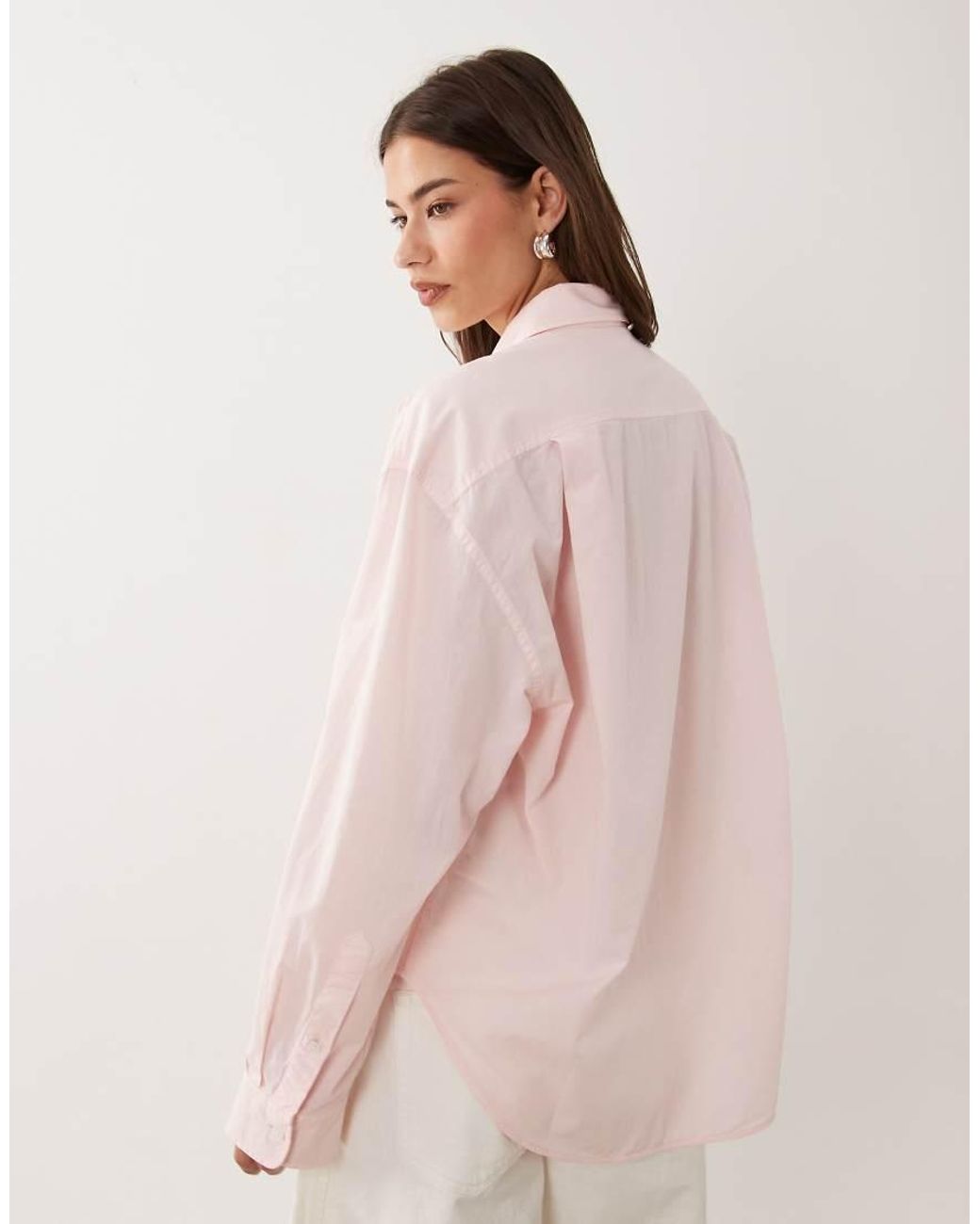ARKET Natural Boxy Cotton Poplin Shirt