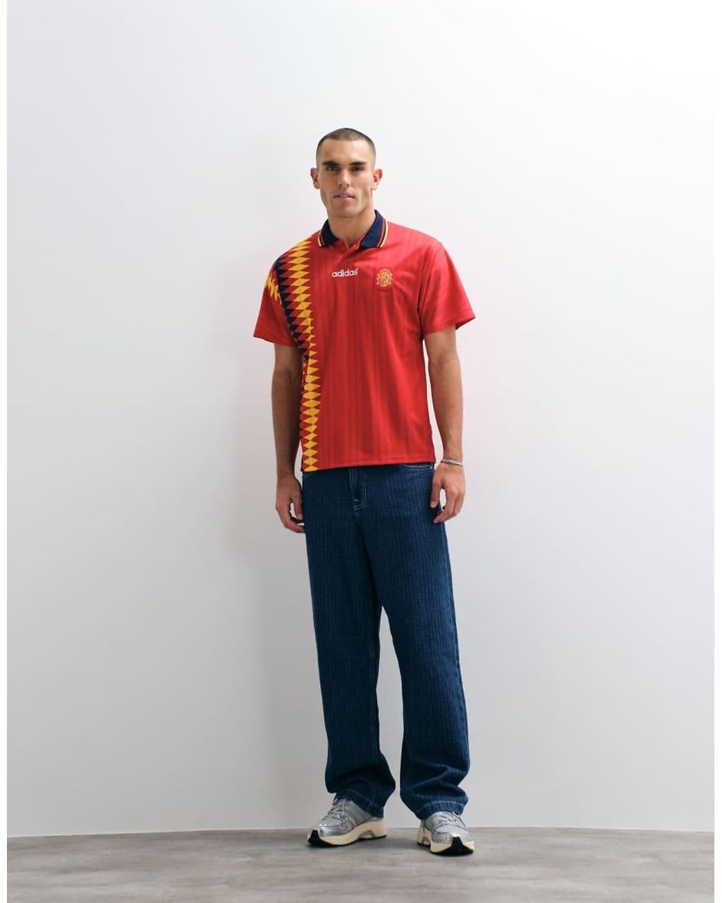 Adidas Originals Red Adidas Football Spain 94 Bring Back Jersey for men