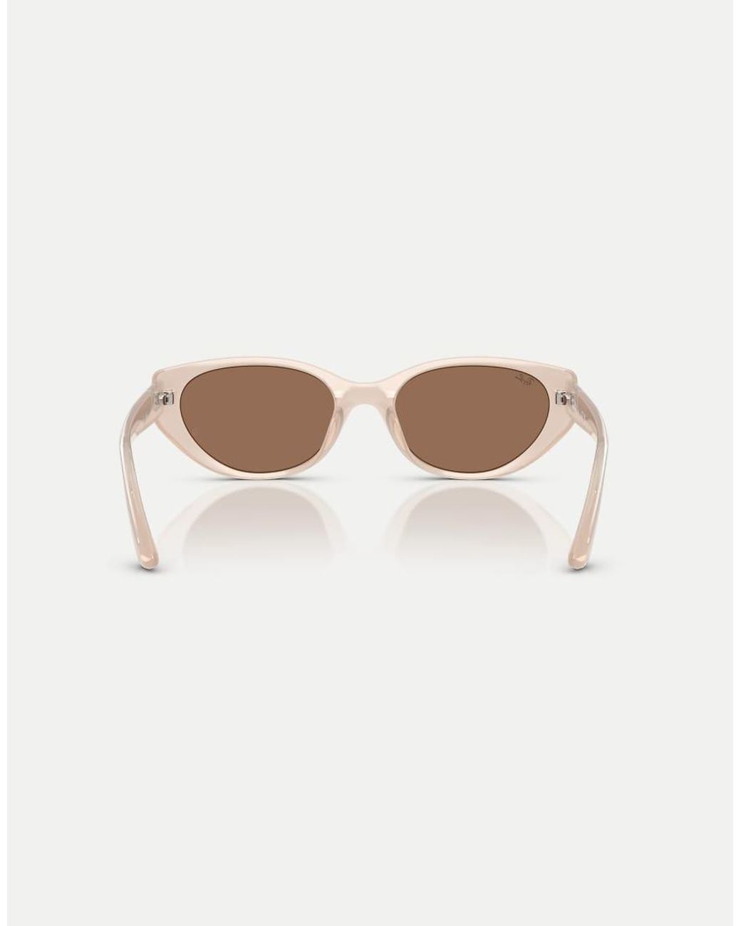 Ray-Ban Natural Rb4457D Rectangle Sunglasses With Lens