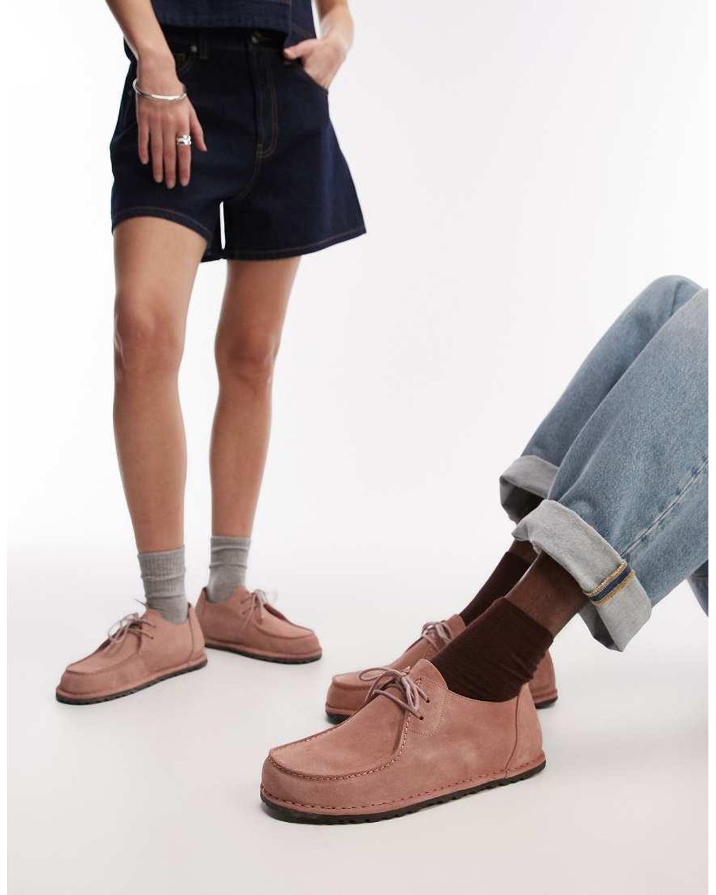 Birkenstock Black Utti Lace Suede Shoes