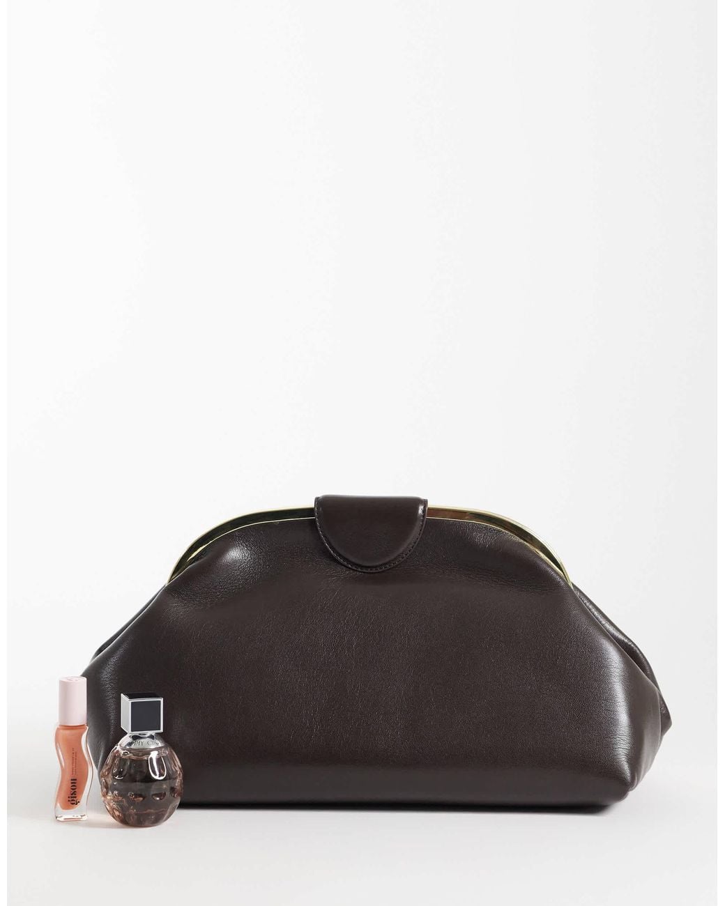 Mango Black Pouch Clutch Purse