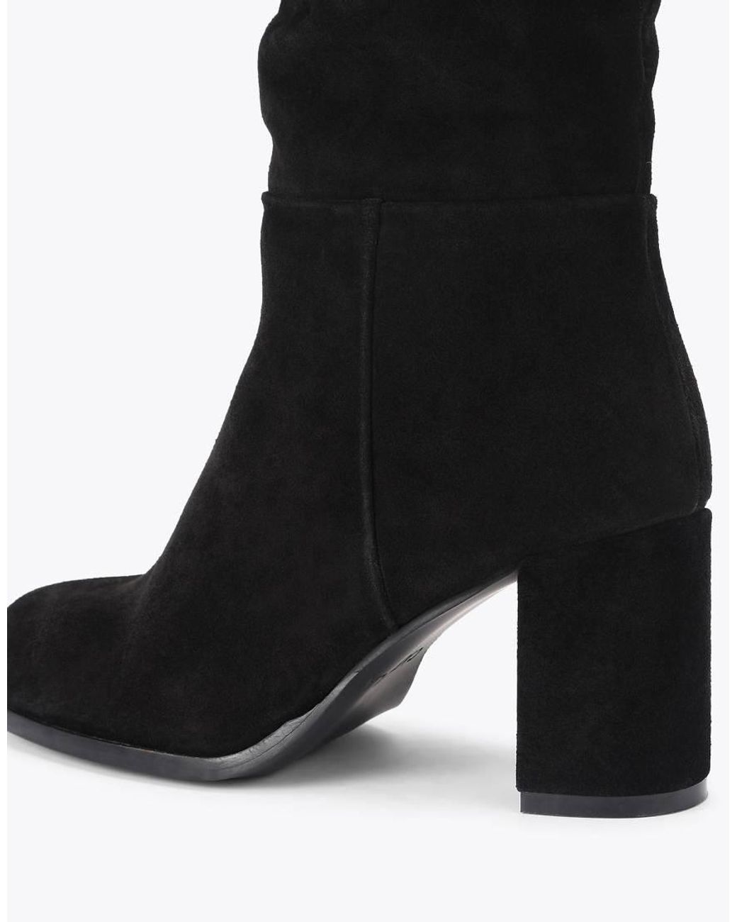 Carvela Kurt Geiger Black Fabbi Slouch Knee Boots