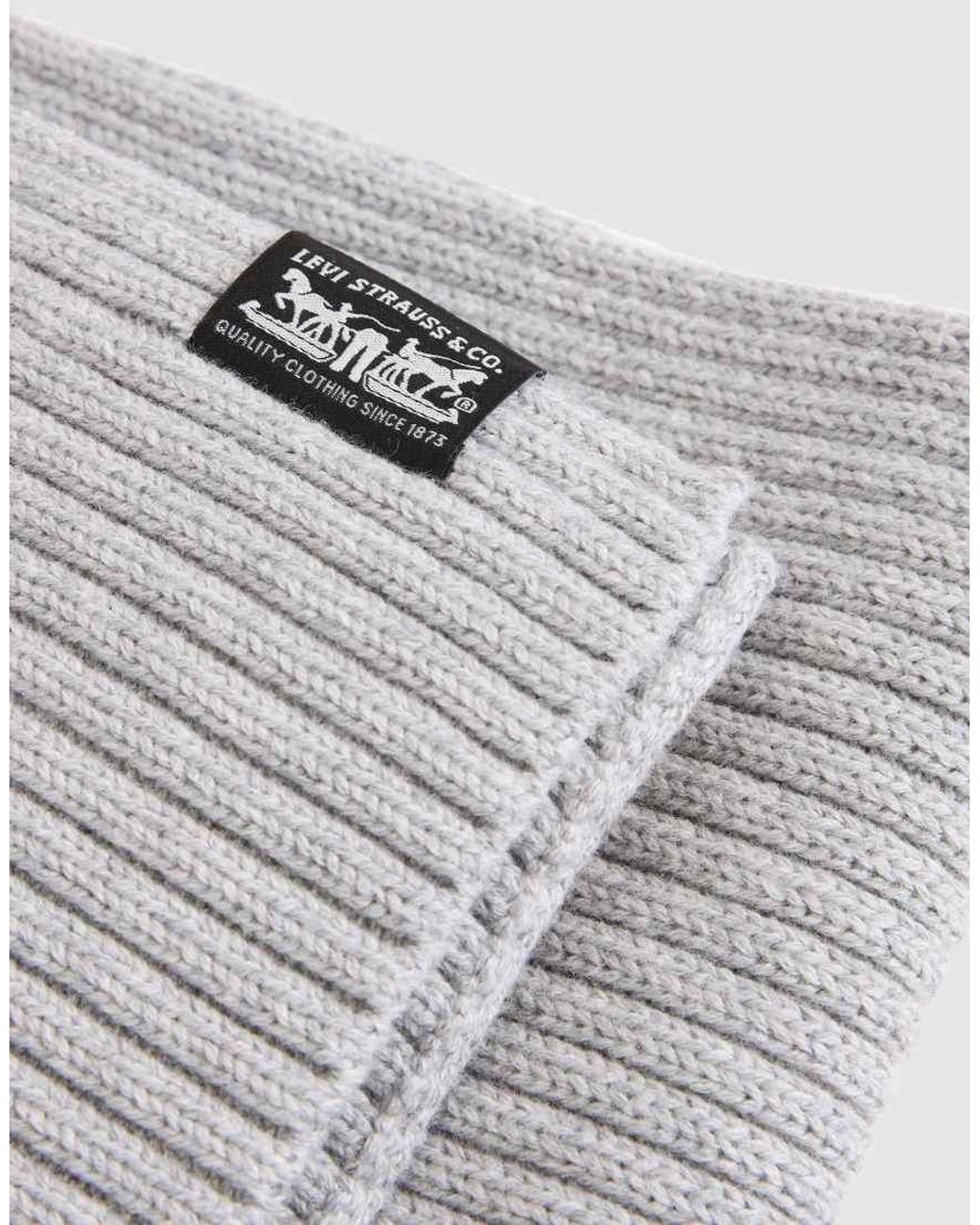 Levi's Gray Sunset Scarf for men