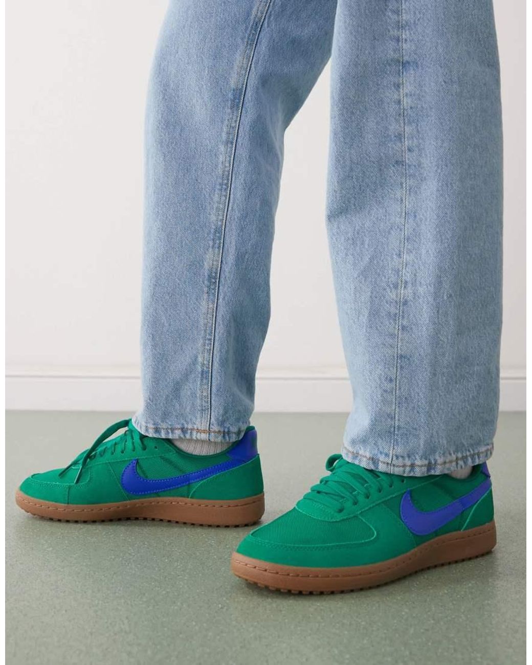 Nike Blue Field General Trainers for men