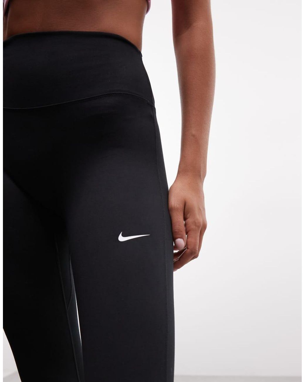 Nike Blue Nike One Training Dri-fit Seamless High Waisted leggings