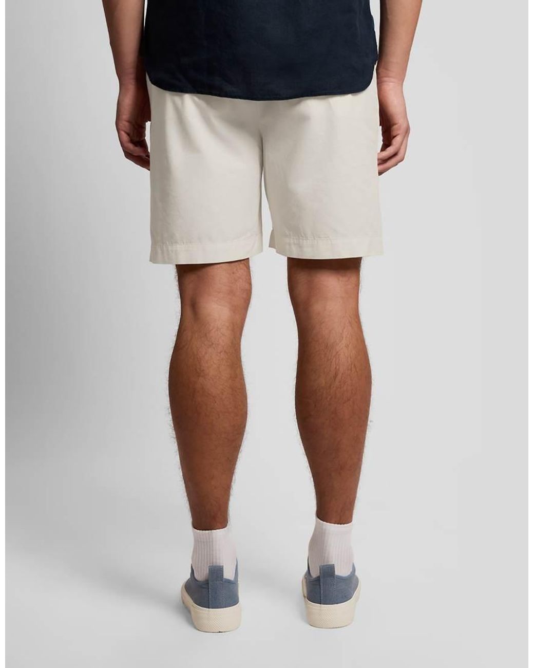 Lyle & Scott Blue Shorts Superfine Chino Shorts for men