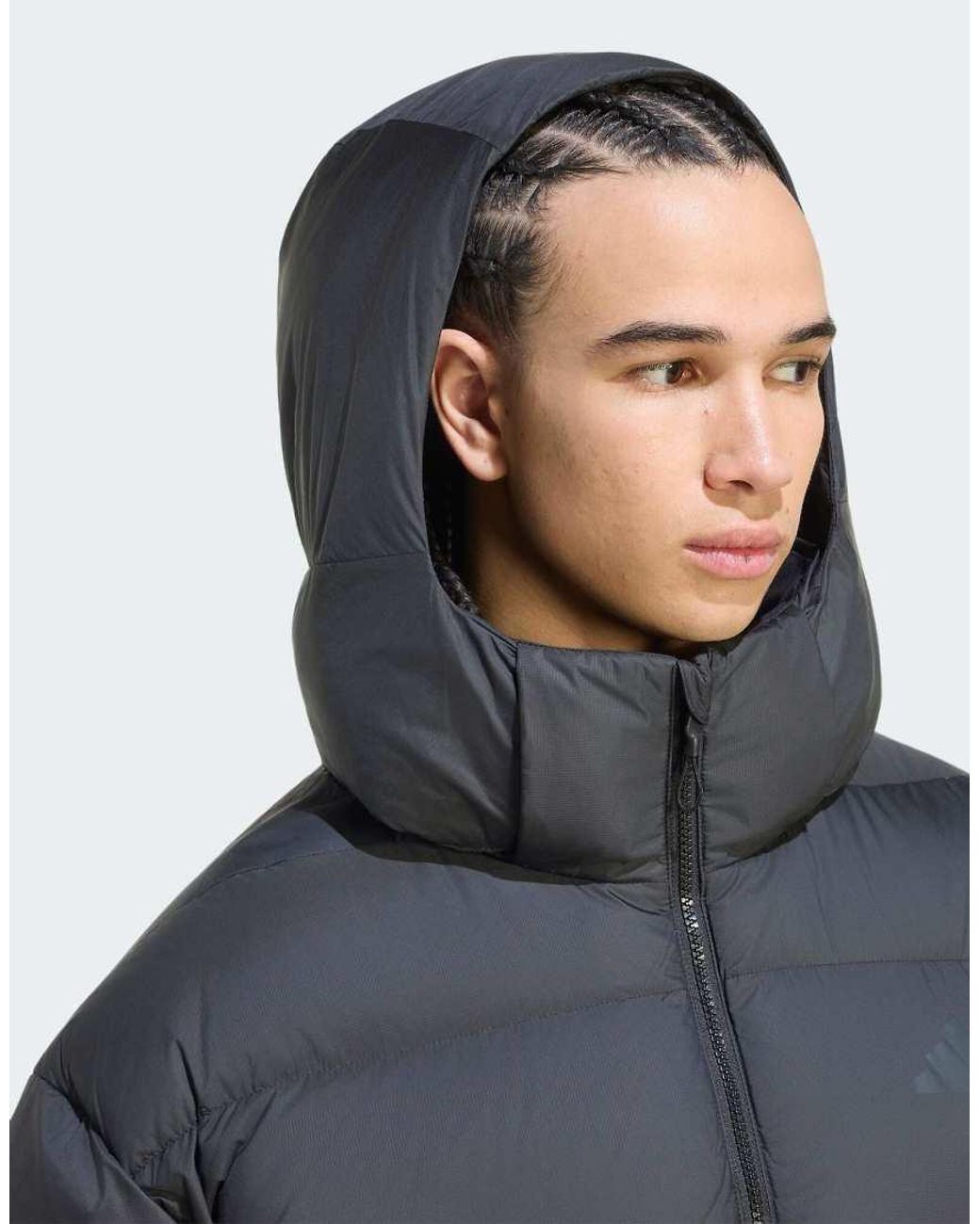 Adidas Originals Gray Z.N.E. Puffer Down Jacket for men