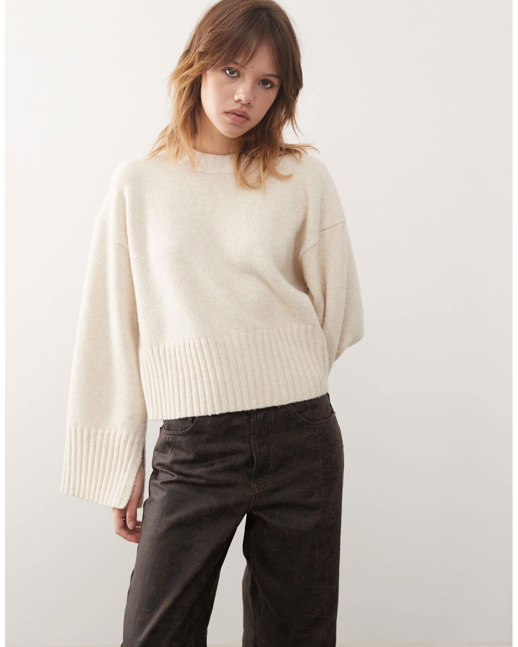 Monki Natural – strickpullover