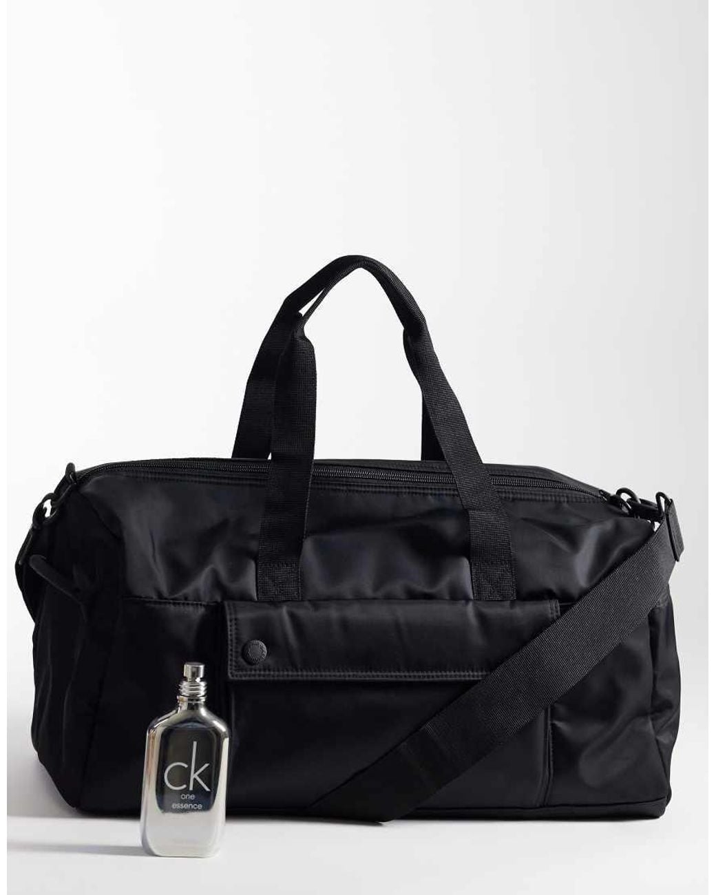 Barbour Black Daleson Duffle Gym Bag for men