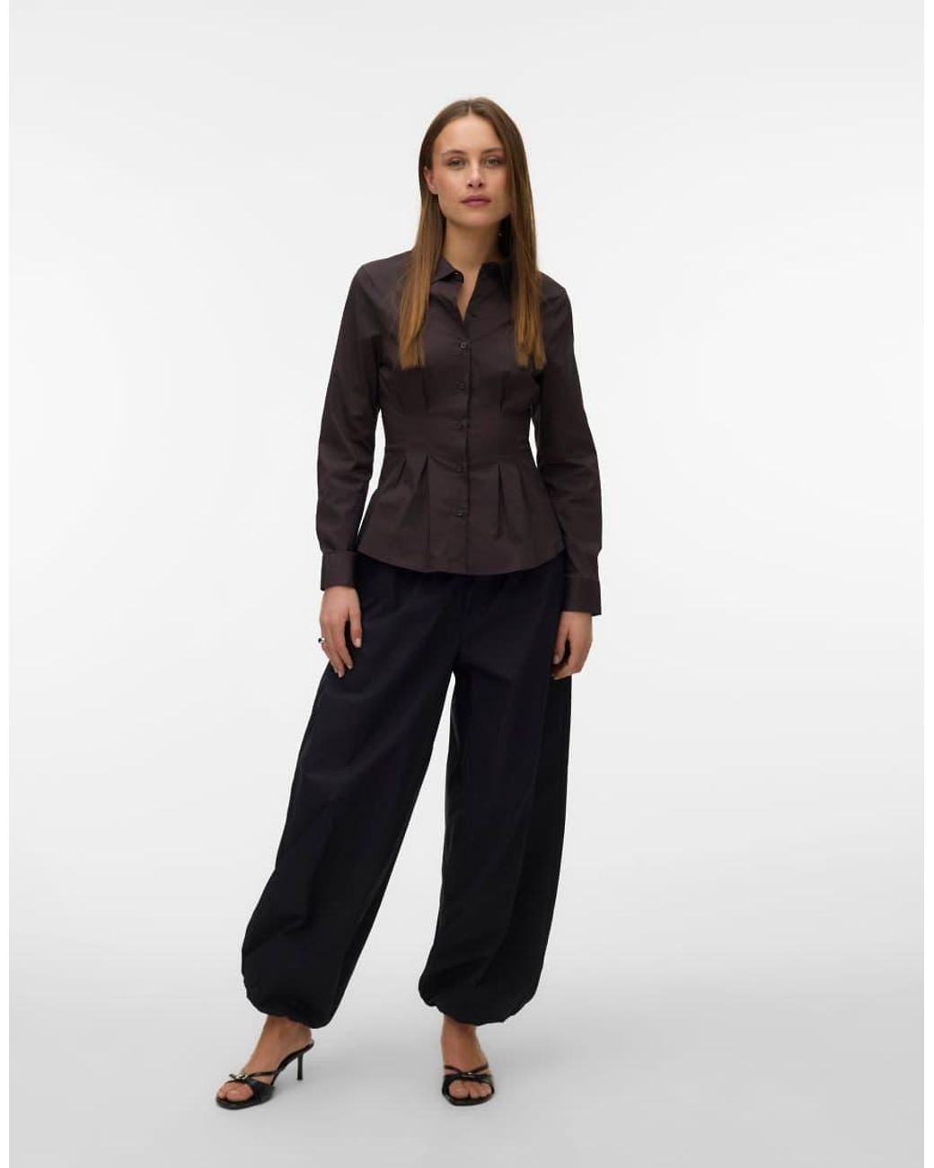 Vero Moda Black Poplin Shirt