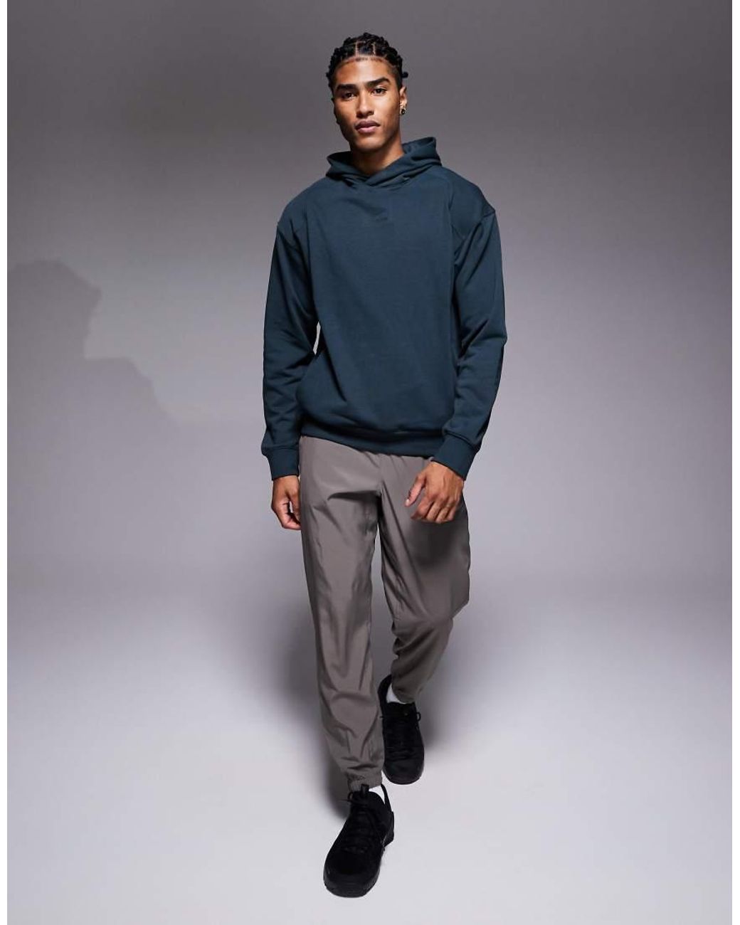 Nike Blue Pro Dri-Fit Hoodie for men