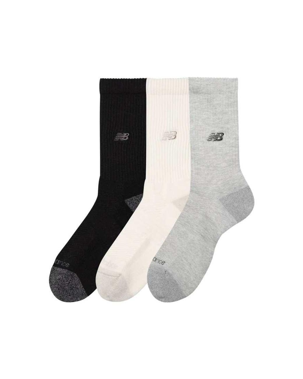 New Balance Black Active Premium Crew 3 Pack