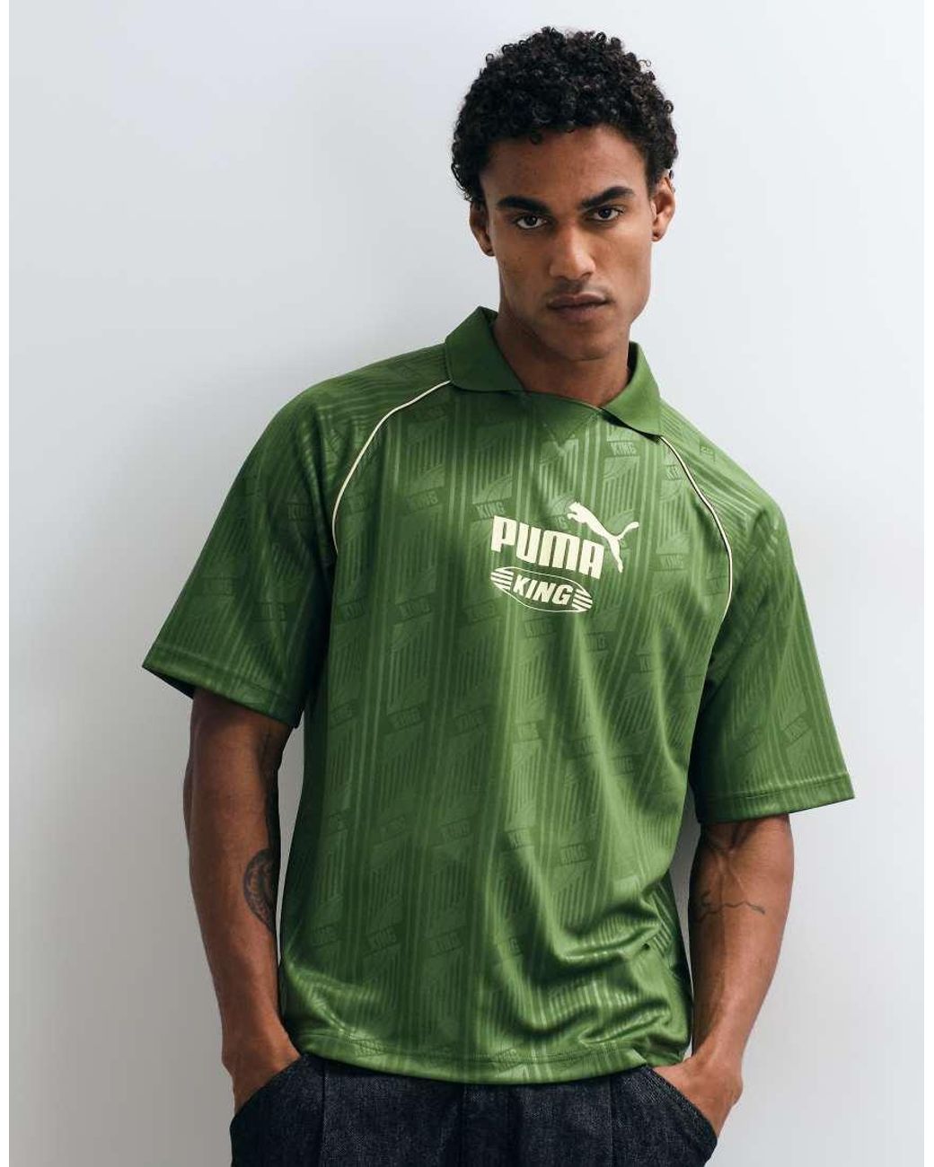PUMA Green King Boxy Jersey for men