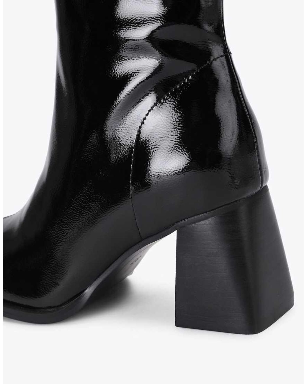 KG by Kurt Geiger Black Skyler Mid Ankle Boots