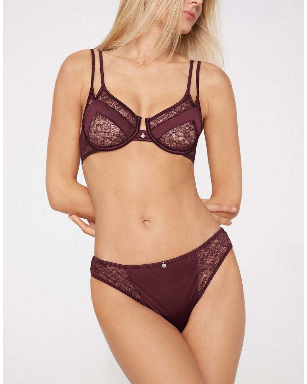 Tezenis Purple Mistery Essence Brazilian Knickers