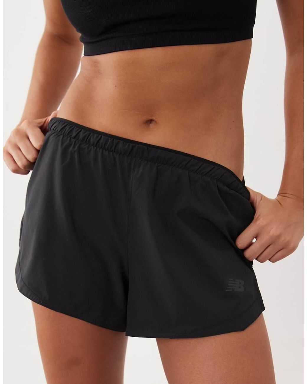 New Balance Black Rc 3 Inch Running Short