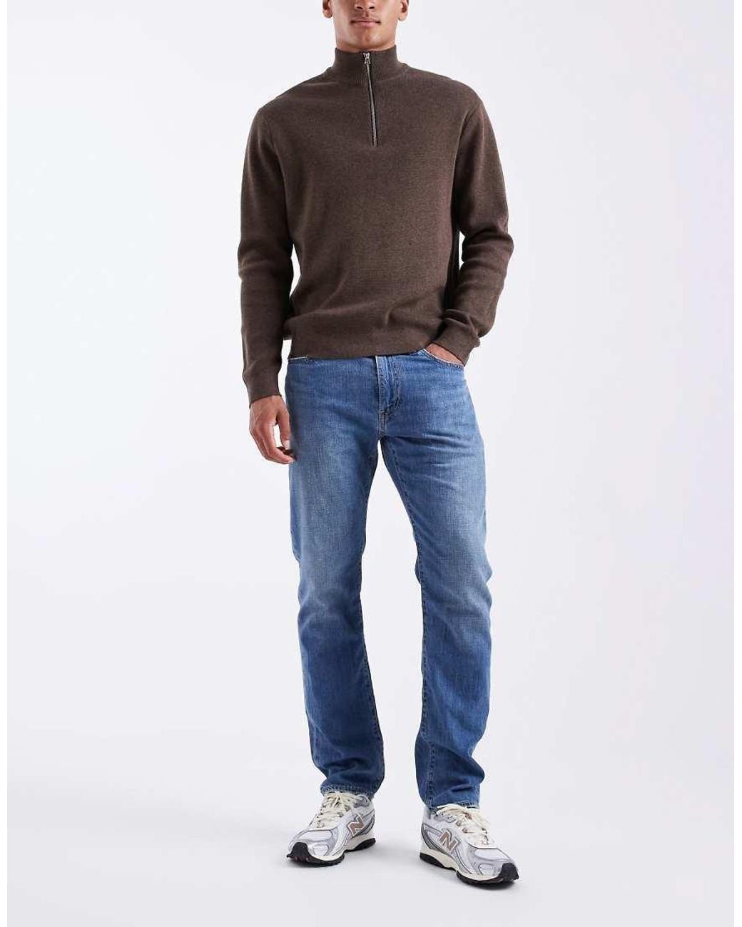 Levi's Blue 502 Tapered Jeans for men