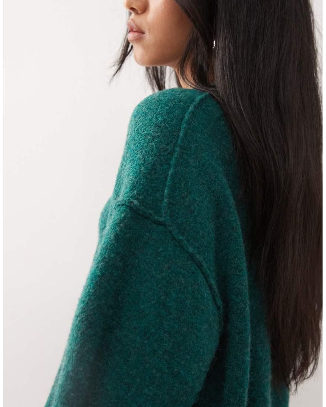 Weekday Green Wool Blend Jumper