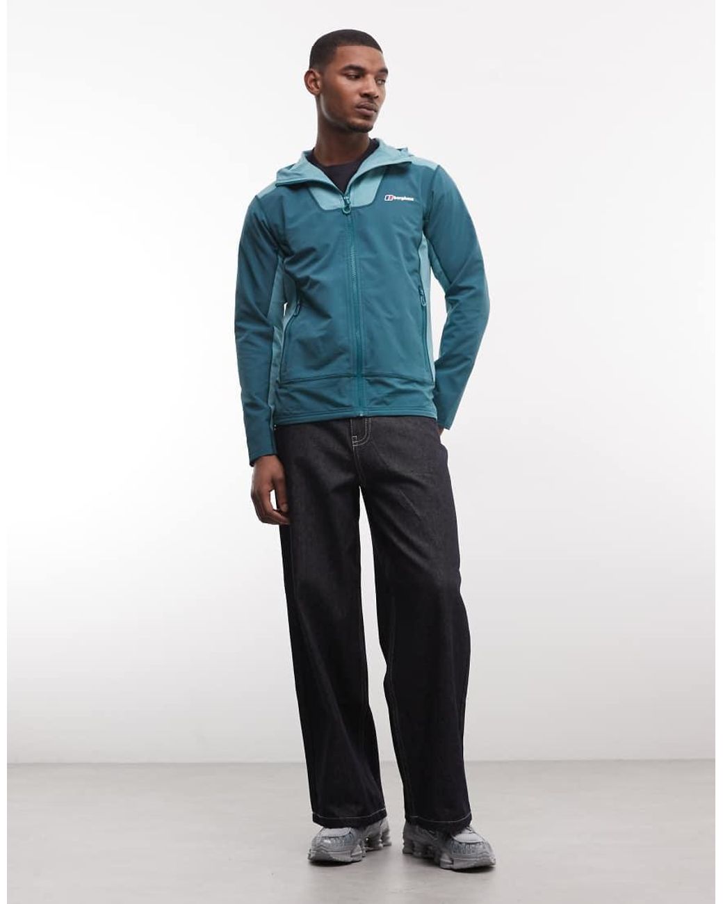 Berghaus Blue Greenbank Hooded Jacket for men