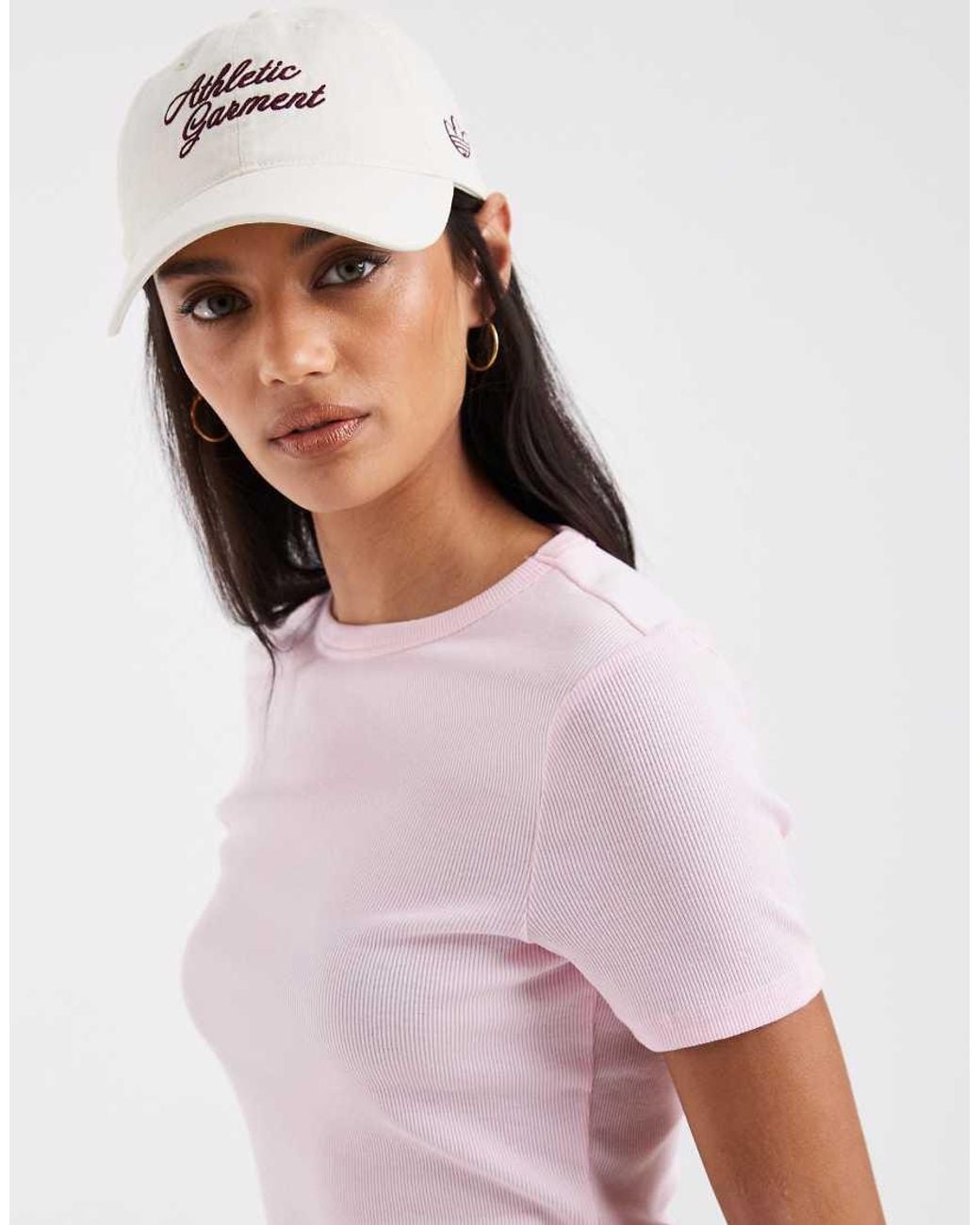 ONLY White Fitted Ribbed Top