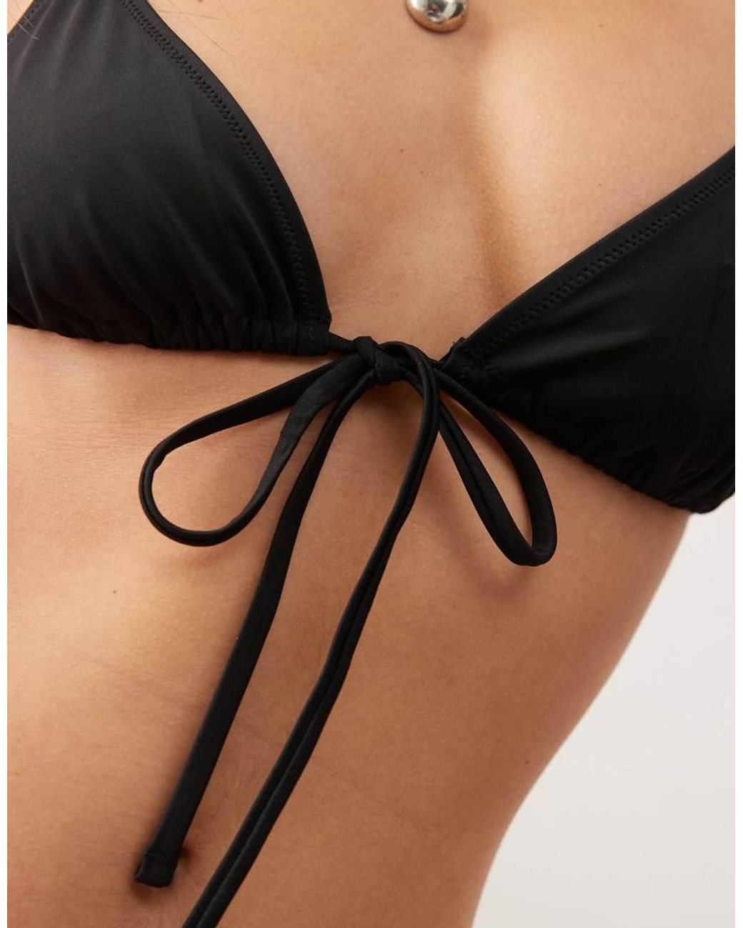 Weekday Natural Mix & Match Triangle Bikini Top