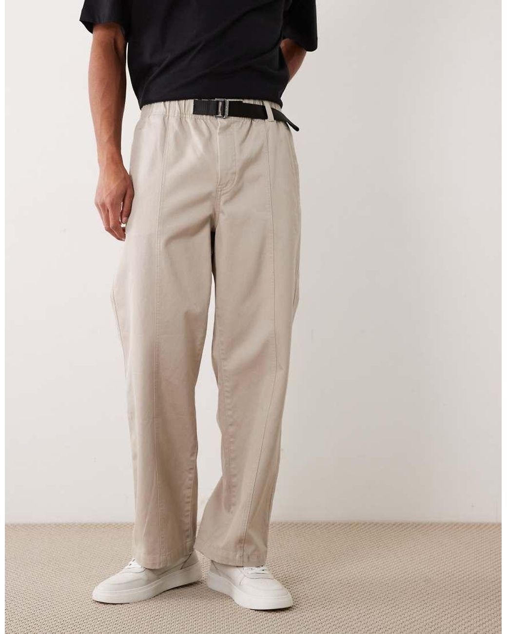 Calvin Klein Natural Baggy Trousers