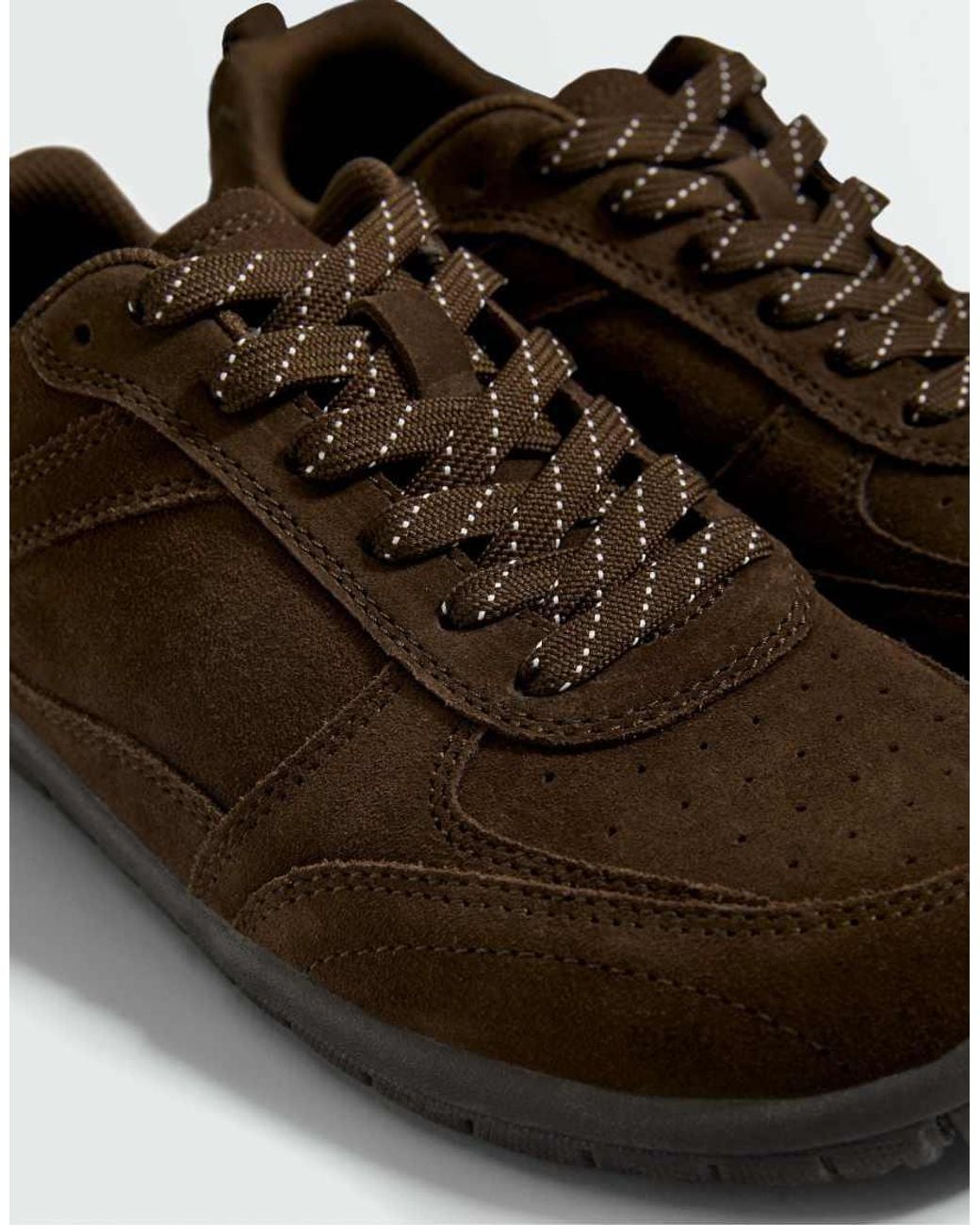 Oysho Brown Multi-activity Suede Barefoot Trainers