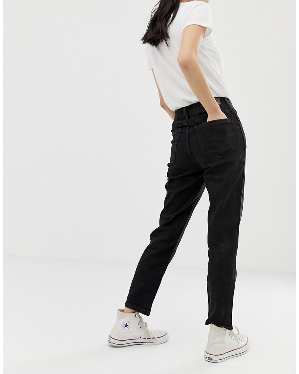 Hollister Denim High Waisted Mom Jean 